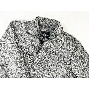 Boxercraft Sherpa Quarter Zip Pullover Fleece Sweater Gray Unisex/Women's M